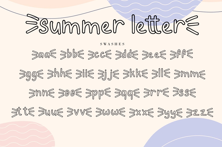 Summer Letter字体 6