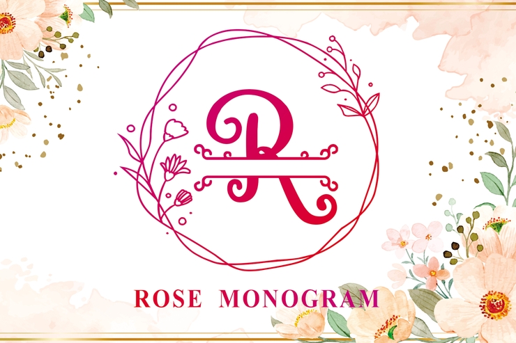 Rose Monogram字体 3