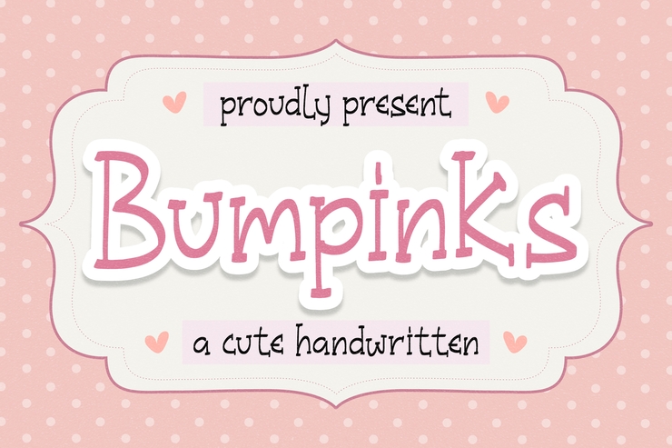 Bumpinks字体 2
