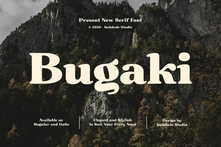 Bugaki字体 1