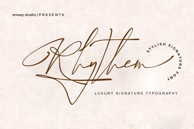 Rhythem Signature字体 1