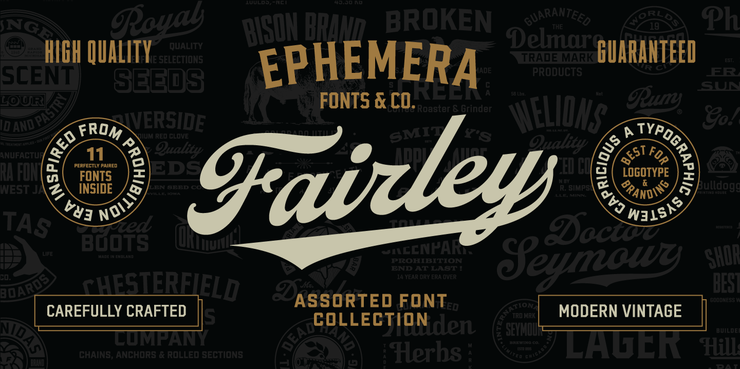 EFCO Fairley字体 1