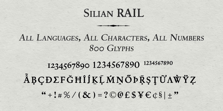 Silian Rail字体 1