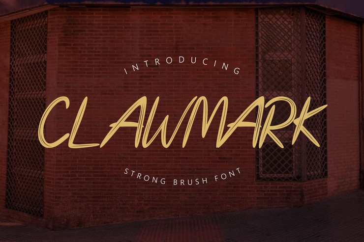 Clawmark字体 1