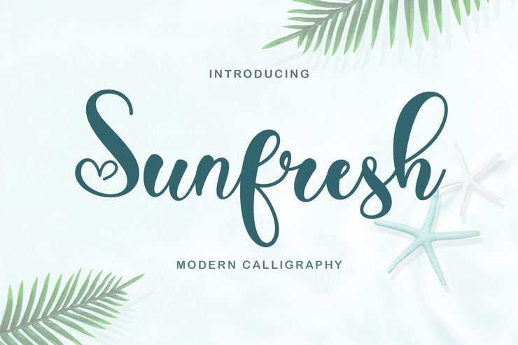 Sunfresh字体 3