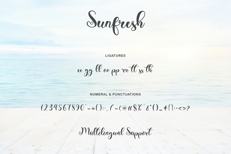 Sunfresh字体 4