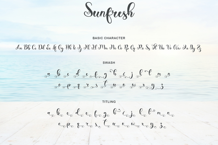 Sunfresh字体 5