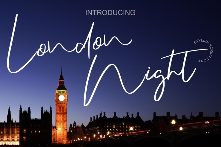 London Night字体 1