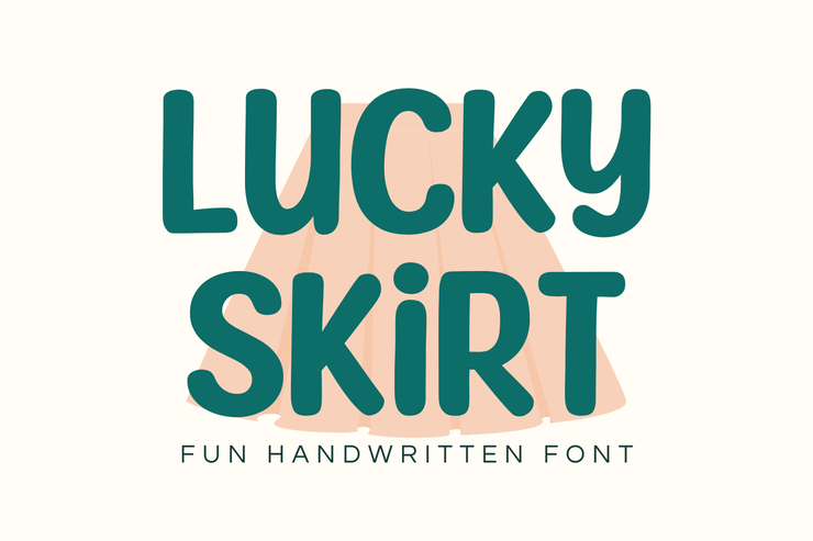 Lucky Skirt字体 1