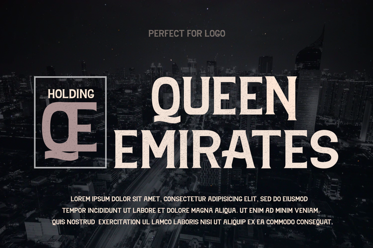 Queen Emirates字体 5
