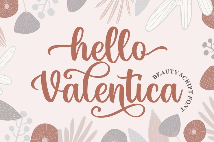 Hello Valentica字体 4