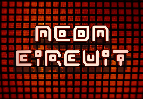 Neon Circuit字体 3