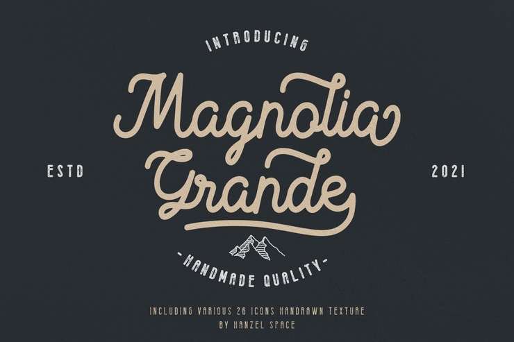 Magnolia Grande Regular字体 7