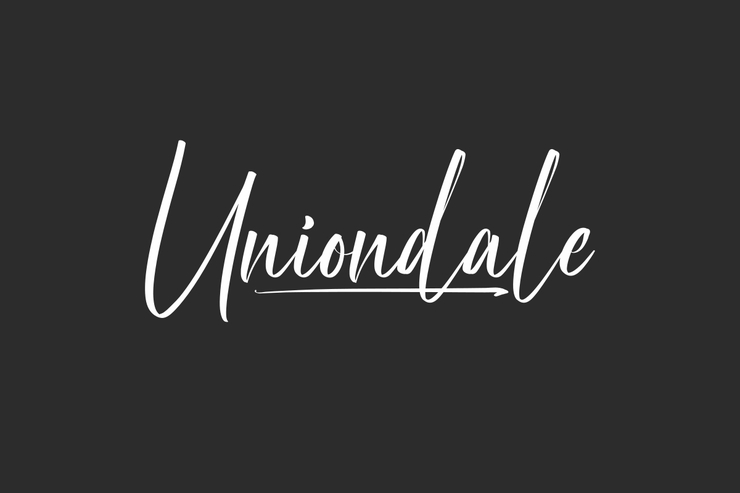 Uniondale字体 1