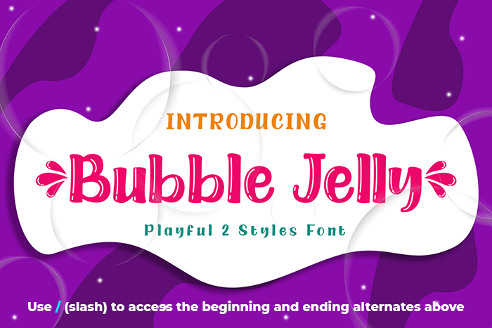 Bubble Jelly字体 1