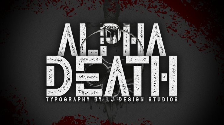 Alpha Death字体 1