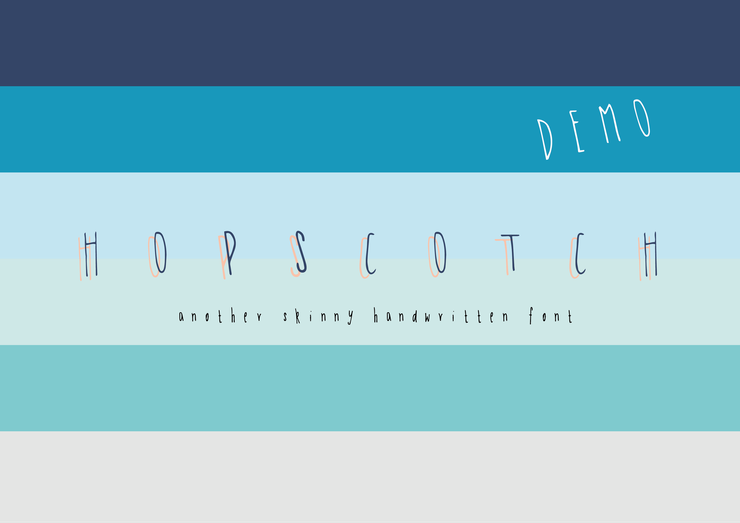 Hopscotch DEMO字体 1