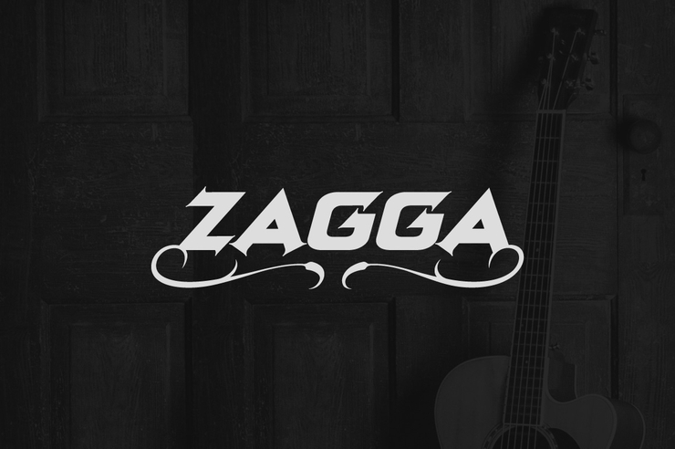 Zagga字体 1