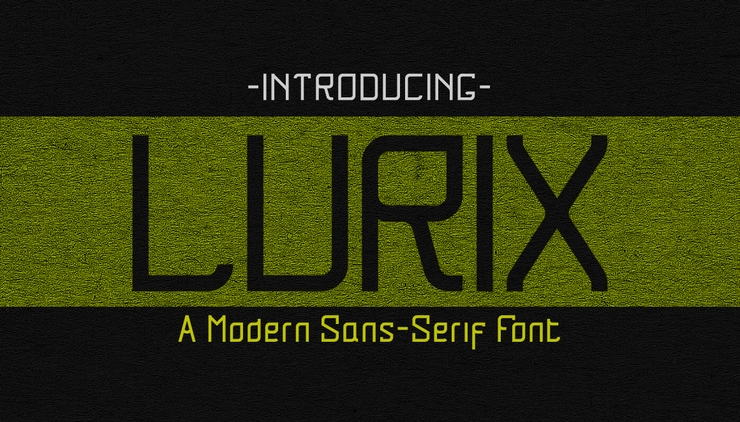 Lurix字体 1