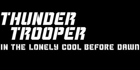 Thunder Trooper字体 1