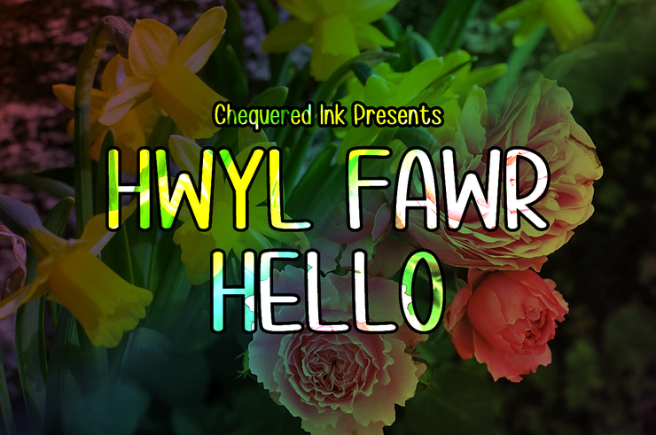 Hwyl fawr Hello字体 1