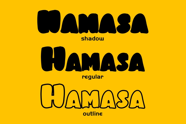 Hamasa字体 1