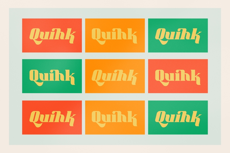 Quihk字体 4