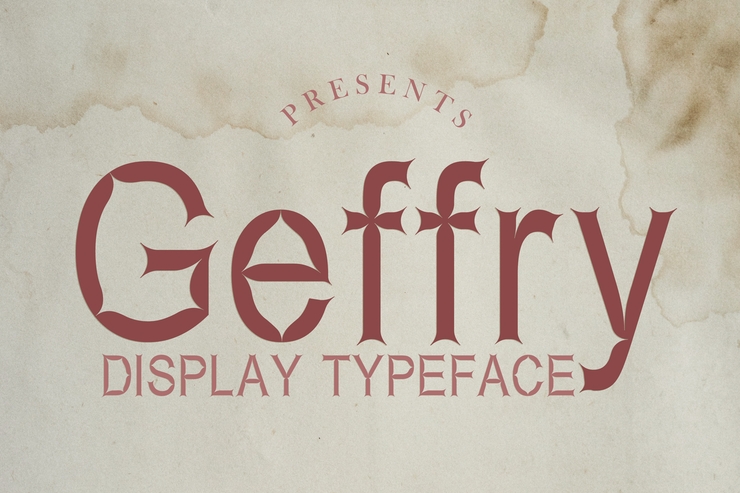 Geffry字体 2
