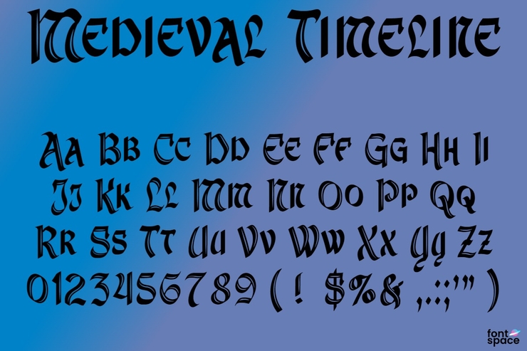 Medieval Timeline字体 1