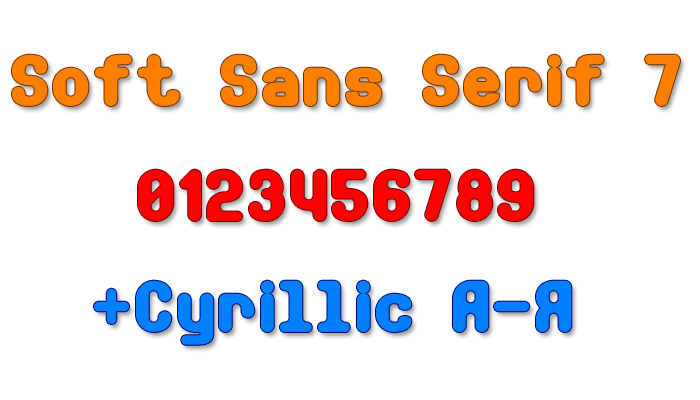 Soft Sans Serif 7字体 1