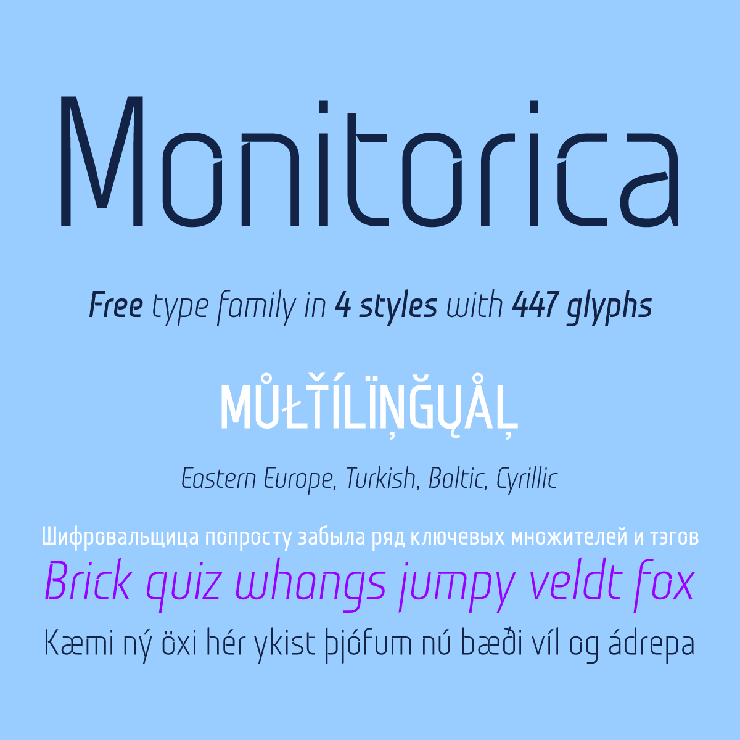 Monitorica字体 1