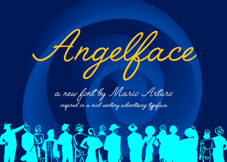 Angelface字体 1