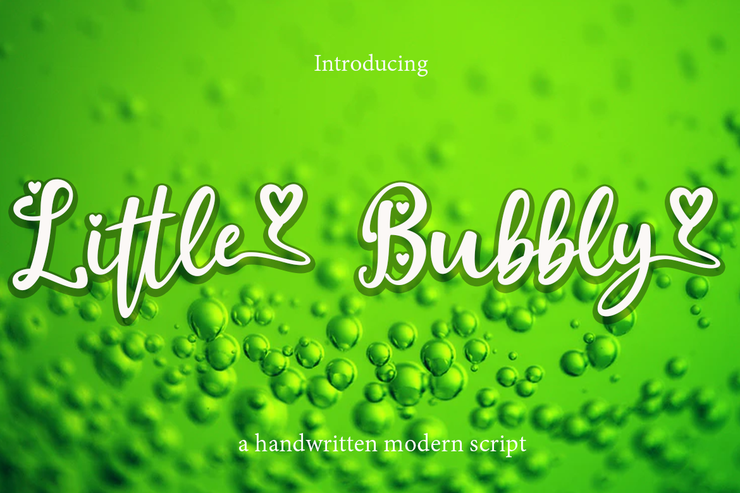 Little Bubbly字体 7