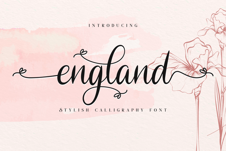 England字体 4