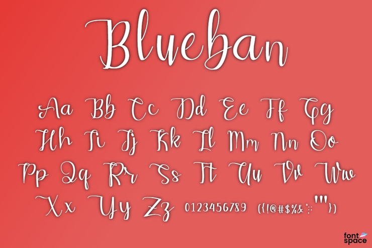 Blueban字体 1