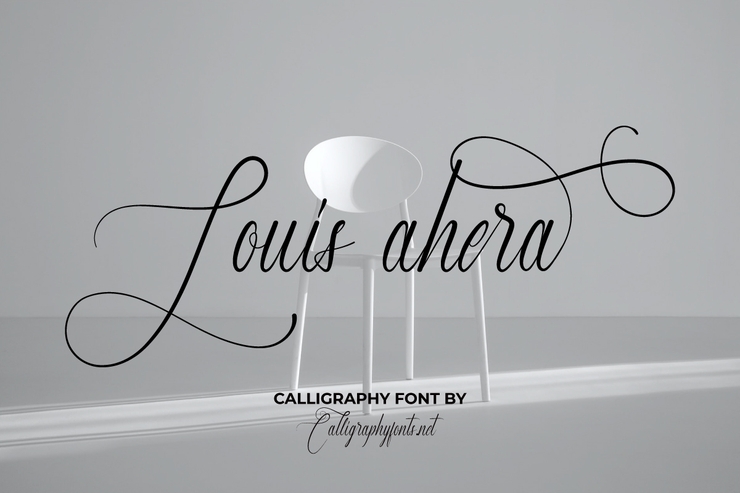 Louis Ahera字体 1