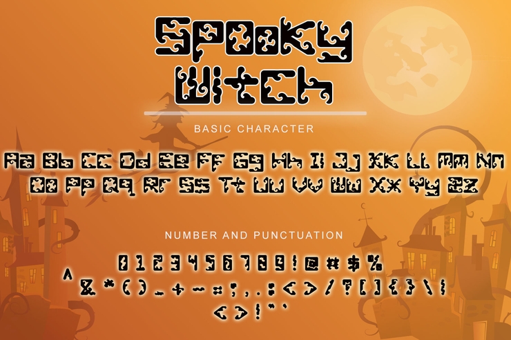 Spooky Witch字体 3