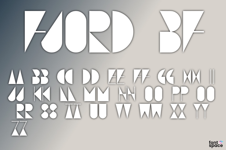 FJORD BF字体 1