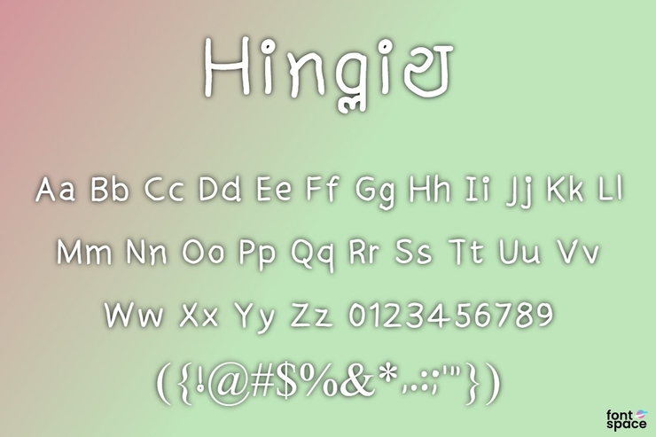 Hinglish字体 2