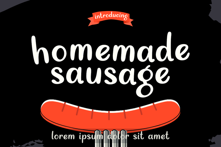 Homemade Sausage字体 6