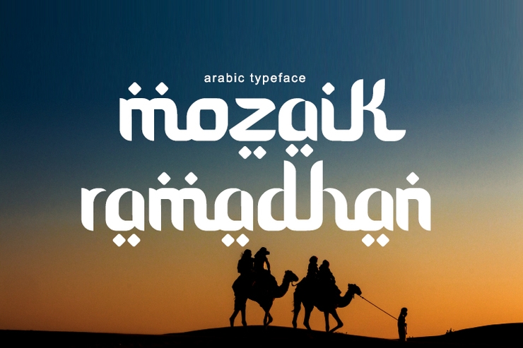 mozaik ramadhan字体 2