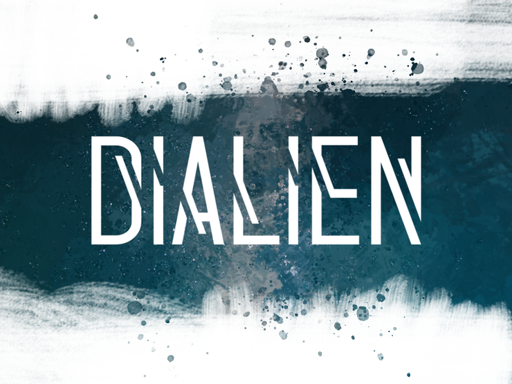 d Dialien字体 1