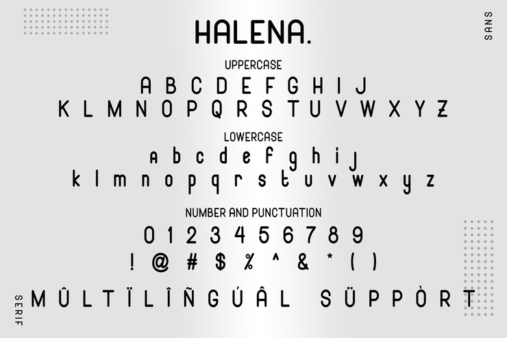 Halena字体 2