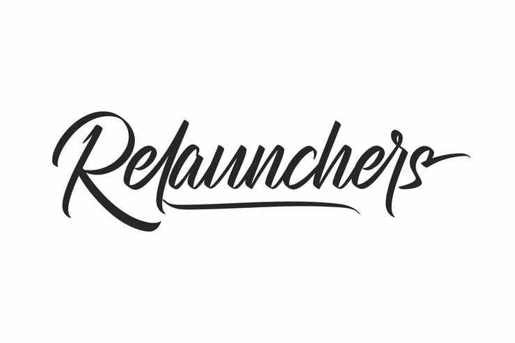 Relaunchers字体 1