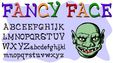 Fancy Face字体 1