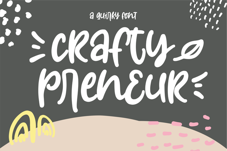 Craftypreneur字体 8