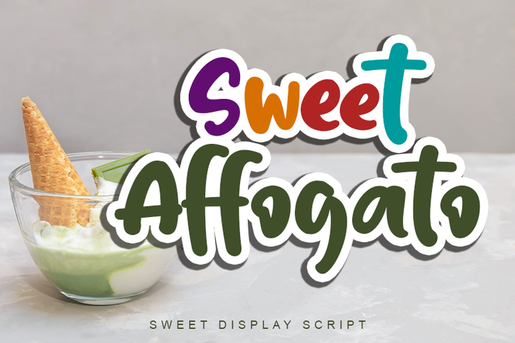 Sweet Affogato字体 7