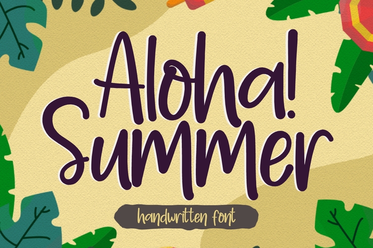 Aloha Summer字体 4