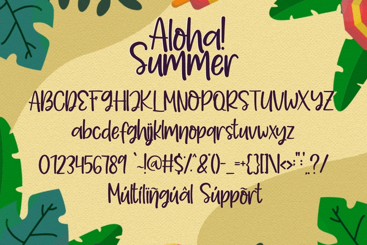 Aloha Summer字体 6
