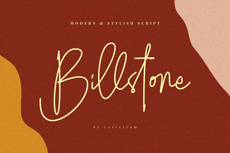 Billstone字体 3